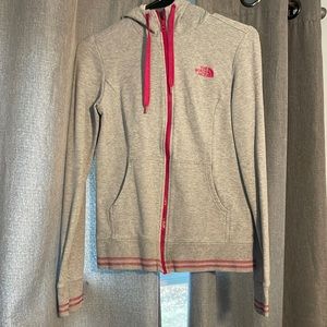 Northface zip up women’s sweatshirt